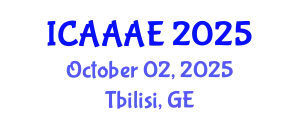 International Conference on Aeronautical and Aerospace Engineering (ICAAAE) October 02, 2025 - Tbilisi, Georgia