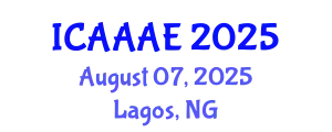 International Conference on Aeronautical and Aerospace Engineering (ICAAAE) August 07, 2025 - Lagos, Nigeria