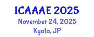 International Conference on Aeronautical and Aerospace Engineering (ICAAAE) November 24, 2025 - Kyoto, Japan