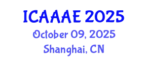 International Conference on Aeronautical and Aerospace Engineering (ICAAAE) October 09, 2025 - Shanghai, China