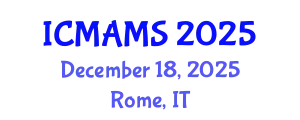 International Conference on Management and Marketing Sciences (ICMAMS) December 18, 2025 - Rome, Italy
