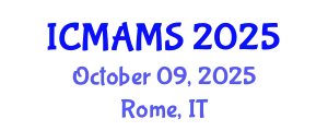 International Conference on Management and Marketing Sciences (ICMAMS) October 09, 2025 - Rome, Italy