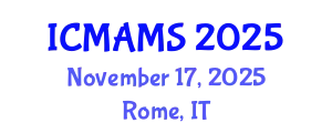 International Conference on Management and Marketing Sciences (ICMAMS) November 17, 2025 - Rome, Italy