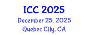 International Conference on Cataract (ICC) December 25, 2025 - Quebec City, Canada