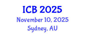 International Conference on Bioethics (ICB) November 10, 2025 - Sydney, Australia