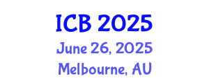 International Conference on Bioethics (ICB) June 26, 2025 - Melbourne, Australia
