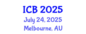 International Conference on Bioethics (ICB) July 24, 2025 - Melbourne, Australia