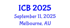 International Conference on Bioethics (ICB) September 11, 2025 - Melbourne, Australia