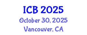 International Conference on Bioethics (ICB) October 30, 2025 - Vancouver, Canada