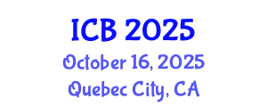 International Conference on Bioethics (ICB) October 16, 2025 - Quebec City, Canada