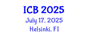 International Conference on Bioethics (ICB) July 17, 2025 - Helsinki, Finland