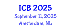 International Conference on Bioethics (ICB) September 11, 2025 - Amsterdam, Netherlands