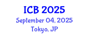 International Conference on Bioethics (ICB) September 04, 2025 - Tokyo, Japan