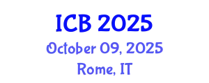 International Conference on Bioethics (ICB) October 09, 2025 - Rome, Italy