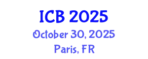 International Conference on Bioethics (ICB) October 30, 2025 - Paris, France