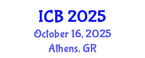 International Conference on Bioethics (ICB) October 16, 2025 - Athens, Greece