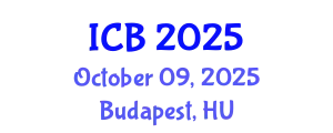 International Conference on Bioethics (ICB) October 09, 2025 - Budapest, Hungary