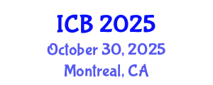 International Conference on Bioethics (ICB) October 30, 2025 - Montreal, Canada
