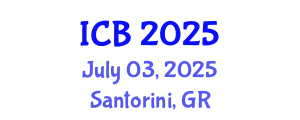 International Conference on Bioethics (ICB) July 03, 2025 - Santorini, Greece