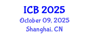 International Conference on Bioethics (ICB) October 09, 2025 - Shanghai, China