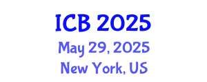 International Conference on Bioethics (ICB) May 29, 2025 - New York, United States