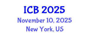 International Conference on Bioethics (ICB) November 10, 2025 - New York, United States