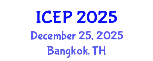 International Conference on Environment Protection (ICEP) December 25, 2025 - Bangkok, Thailand