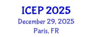 International Conference on Environment Protection (ICEP) December 29, 2025 - Paris, France