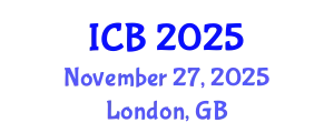 International Conference on Biobank (ICB) November 27, 2025 - London, United Kingdom
