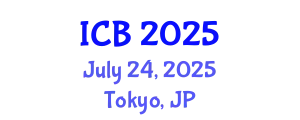 International Conference on Biobank (ICB) July 24, 2025 - Tokyo, Japan