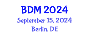 Big Data Minds September 15, 2024 - Berlin, Germany