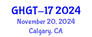 Greenhouse Gas Control Technologies Conference (GHGT-17) November 20, 2024 - Calgary, Canada
