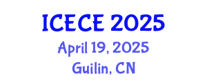 Int'l Conference on Environmental Chemistry and Ecotoxicology April 19, 2025 - Guilin, China