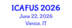International Conference on Agriculture, Food and Urbanizing Society (ICAFUS) June 22, 2026 - Venice, Italy