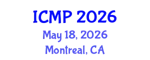 International Conference on Mathematical Physics (ICMP) May 18, 2026 - Montreal, Canada