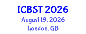 International Conference on Biomedical Science and Technology (ICBST) August 19, 2026 - London, United Kingdom