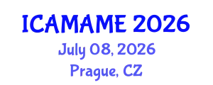 International Conference on Aerospace, Mechanical, Automotive and Materials Engineering (ICAMAME) July 08, 2026 - Prague, Czechia