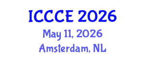 International Conference on Chemistry and Chemical Engineering (ICCCE) May 11, 2026 - Amsterdam, Netherlands
