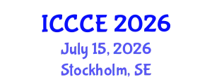 International Conference on Chemistry and Chemical Engineering (ICCCE) July 15, 2026 - Stockholm, Sweden