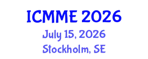 International Conference on Mechanical and Materials Engineering (ICMME) July 15, 2026 - Stockholm, Sweden