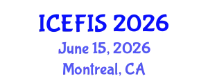 International Conference on Economics, Financial and Industrial Systems (ICEFIS) June 15, 2026 - Montreal, Canada