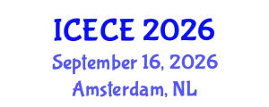International Conference on Electrical and Communication Engineering (ICECE) September 16, 2026 - Amsterdam, Netherlands
