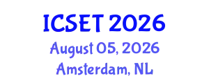 International Conference on Software Engineering and Technology (ICSET) August 05, 2026 - Amsterdam, Netherlands