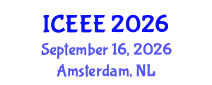 International Conference on Environmental and Ecological Engineering (ICEEE) September 16, 2026 - Amsterdam, Netherlands