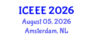 International Conference on Environmental and Ecological Engineering (ICEEE) August 05, 2026 - Amsterdam, Netherlands