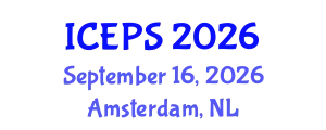 International Conference on Education and Psychological Sciences (ICEPS) September 16, 2026 - Amsterdam, Netherlands