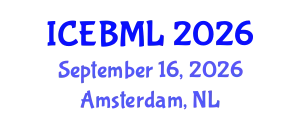 International Conference on e-Education, e-Business, e-Management and e-Learning (ICEBML) September 16, 2026 - Amsterdam, Netherlands