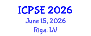 International Conference on Pharmaceutical Science and Engineering (ICPSE) June 15, 2026 - Riga, Latvia