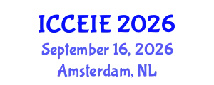 International Conference on Communication and Electronic Information Engineering (ICCEIE) September 16, 2026 - Amsterdam, Netherlands