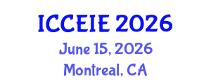 International Conference on Communication and Electronic Information Engineering (ICCEIE) June 15, 2026 - Montreal, Canada